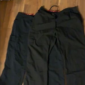 Two used dickies scrub pants